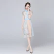 【M2M】玩美衣櫃法式微透洋裝飄逸刺繡連身裙S-2XL