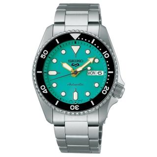 【SEIKO 精工】5 Sports 水鬼復古潮流運動機械錶-藍x銀/38mm 雙12限定(SRPK33K1/4R36-14B0G)