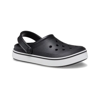 【Crocs】童鞋 平板洞洞鞋小克駱格 K(208477-001)