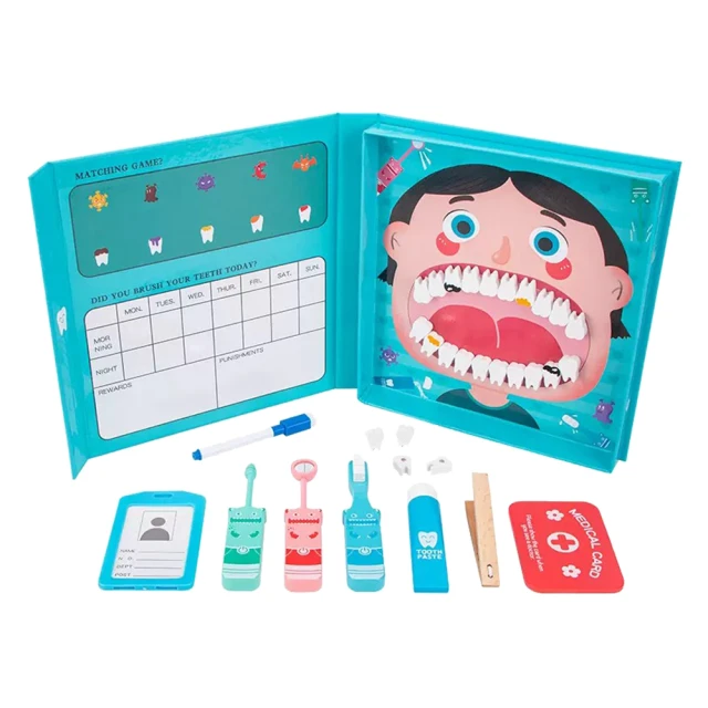 【JoyNa】醫生玩具 牙科醫療玩具組 啟發職業辦家家酒玩具(口腔衛教玩具.角色扮演.教具)