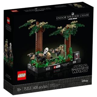 【LEGO 樂高】LT75353 星際大戰系列 - Endor Speeder Chase Diorama