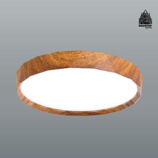 【必登堡】奇克爾LED吸頂燈 森森木 50cm B335235(吸頂燈/LED/北歐風/和風/日式/牆壁開關切換)