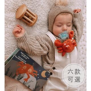 【丹麥 Queebi 嬰幼精品】好好睡覺繪本禮盒組(安撫玩偶 彌月禮 新生兒玩伴 多件可選)