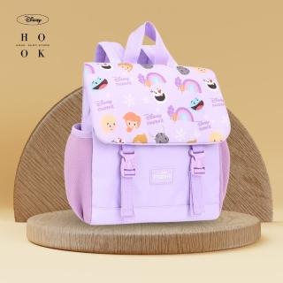 【HOOK 樂鉤生活】冰雪奇緣插畫款馬卡龍色系大容量雙肩包(Q萌馬卡龍色系)