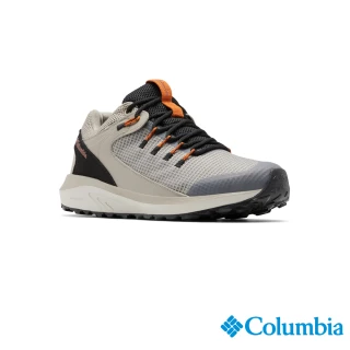 【Columbia 哥倫比亞官方旗艦】男款-TRAILSTORM™Omni-Tech防水多功能健走鞋-淺灰(UBI01560LY / 2023春夏)