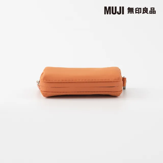 【MUJI 無印良品】自由組合收納包/長方形.迷你/橘(橘色/9*6*2.3cm)