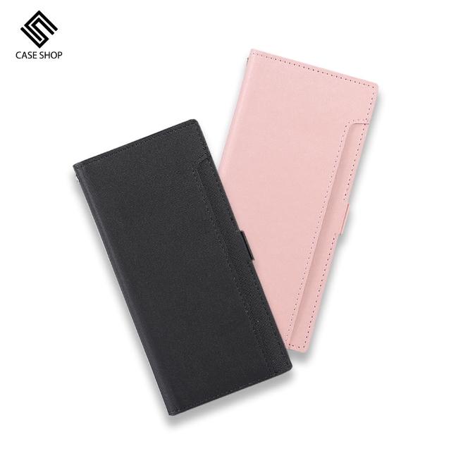 【CASE SHOP】Samsung S23 Ultra 前收納側掀皮套(隱藏收納功能)