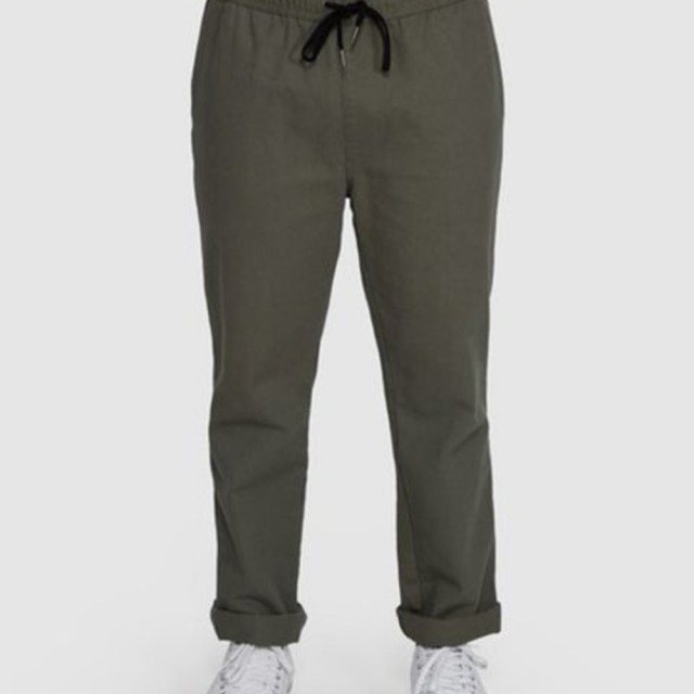 【BILLABONG】BILLABONG LARRY TWILL PANT 休閒長褲 黑 休閒(9507309PI2)