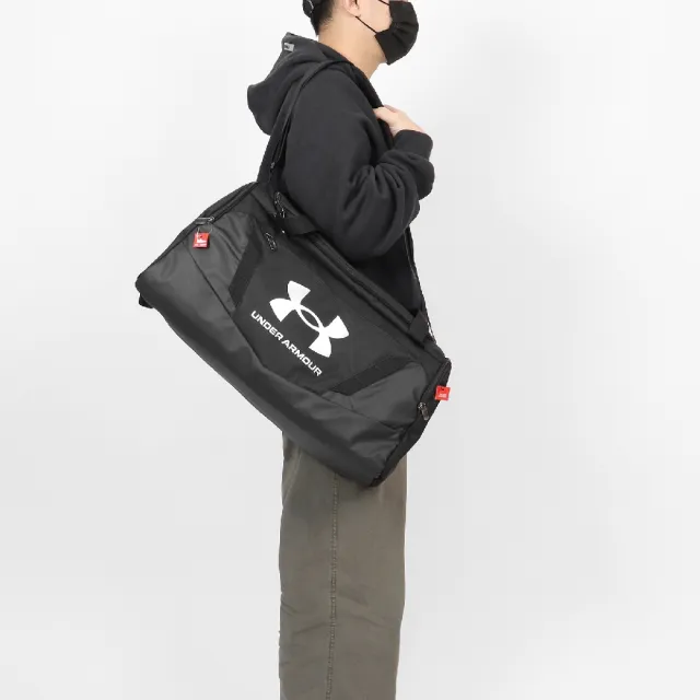 【UNDER ARMOUR】行李袋 Undeniable 5.0 黑 防潑水 大容量 運動包 多夾層 肩背 行李包 UA(1369222001)