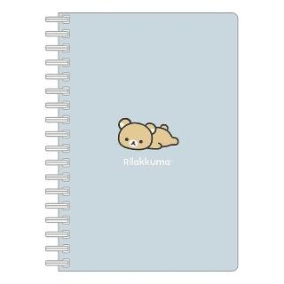 【San-X】拉拉熊 懶懶熊 B6 線圈筆記本 基礎風 趴睡(Rilakkuma)