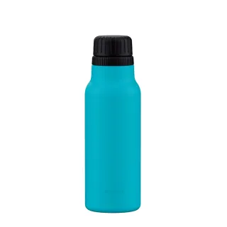 【Peacock 日本孔雀】氣泡水 汽水 碳酸飲料 專用 316不鏽鋼保溫杯600ML-湖水藍(抗菌加工)(保溫瓶)
