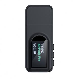 【聚優】音訊藍芽發射器5.0 免驅電視臺式電腦音訊轉無線(電視 臺式 電腦)