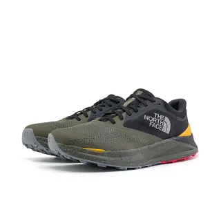 【The North Face 官方旗艦】北面男款綠黑拼接VECTIV中底抓地野跑鞋｜7W5OBQW