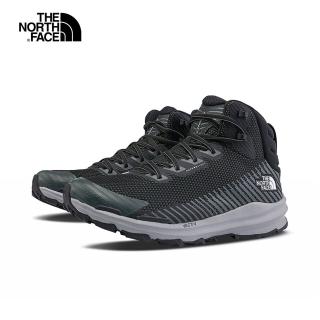 【The North Face 官方旗艦】北面男款黑灰拼接VECTIV中底抓地徒步鞋｜5JCWNY7