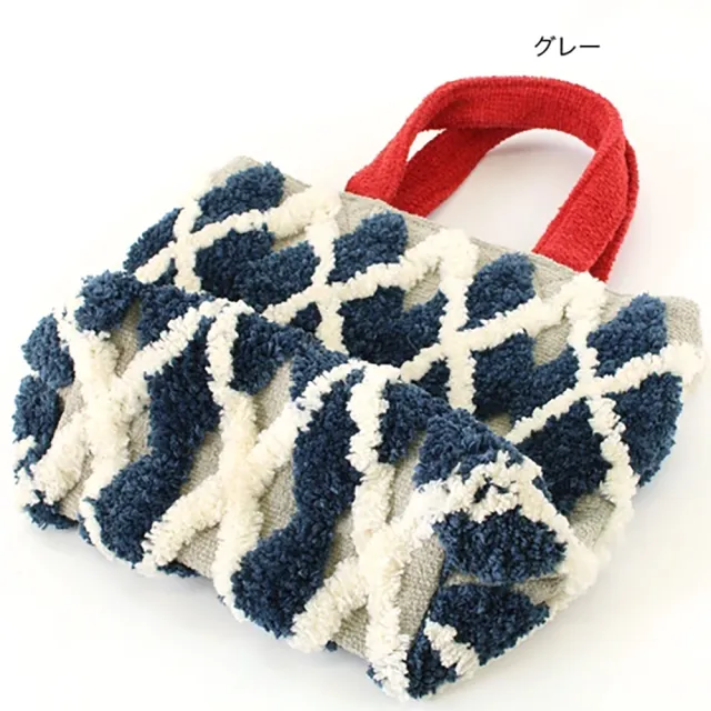 【日本TOMO】日本原裝100%純棉環保帆布包 肩背包 環保袋 帆布袋 托特包(藍灰款/紅白款)