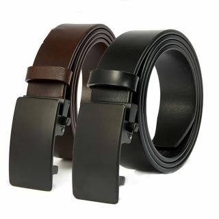 【巴黎精品】現貨秒發 100%真皮皮帶男牛皮腰帶商務皮帶手工皮帶休閒男襯衫牛仔褲西裝褲(通勤自動扣p1bh66)