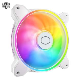 【CoolerMaster】Cooler Master MaterFan MF140 HALO2 白色 ARGB風扇(MF140 Halo2 White)