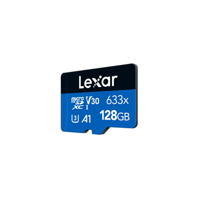 【Lexar 雷克沙】633x microSDXC UHS-I A1 U3 128G記憶卡