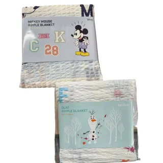 兒童卡通夏季泡泡紗(舒適薄毯)