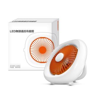 LED無線遙控吊扇燈(多功能桌上型風扇 搖頭風扇 露營風扇)