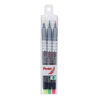 【Pentel 飛龍】螢光筆 3色/組 S512-3