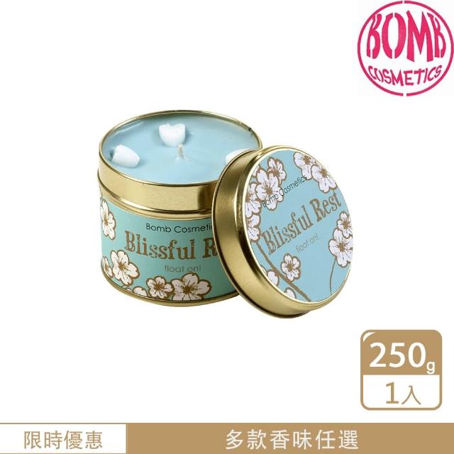 【Bomb Cosmetics】EU_BIO 幸福小憩香氛蠟燭 1入/250g(精品香水蠟燭、原廠公司貨)