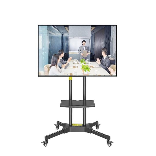 【KALOC 卡洛奇】移動式液晶電視立架 無鏡頭架版本 適用32-65吋(KLC-131A)