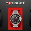 【TISSOT 天梭 官方授權】T-RACE系列 Moto GP 車迷必備 限量計時腕錶 禮物推薦 畢業禮物(T1414171105700)