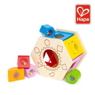 【德國Hape】六角分類積木盒(木製玩具/木頭玩具/彌月禮/生日禮)