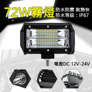 【威富登】72W LED霧燈 汽車霧燈 工作燈 探照燈 車前燈 照輪燈(霧燈)