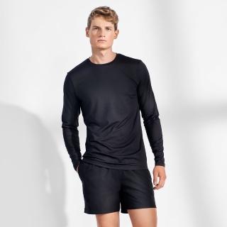 【Bread & Boxers】現貨 搶先上市 Long-Sleeve Active 長袖經典圓領速乾除臭T - 黑