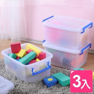 【KEYWAY 聯府】滑輪整理箱13L 加厚款-3入(收納箱 置物箱 臺灣製 K300)