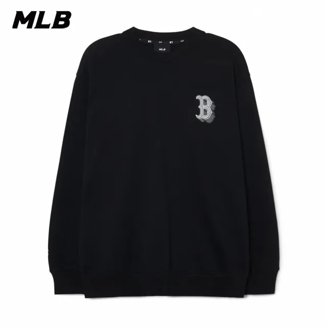 【MLB】長袖大學T MONOGRAM系列 波士頓紅襪隊(3AMTM0131-43BKS)