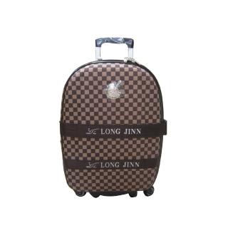【SNOW.bagshop】進口專櫃專21吋行李箱(可加大容量臺灣製造品質保證360度靈活旋轉輪後雙飛機輪設計)