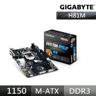 【GIGABYTE 技嘉】GA-H81M-DS2 4.0 INTEL主機板