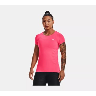 【UNDER ARMOUR】UA 女 HG Armour 短T-Shirt 桃粉(1328964-683)