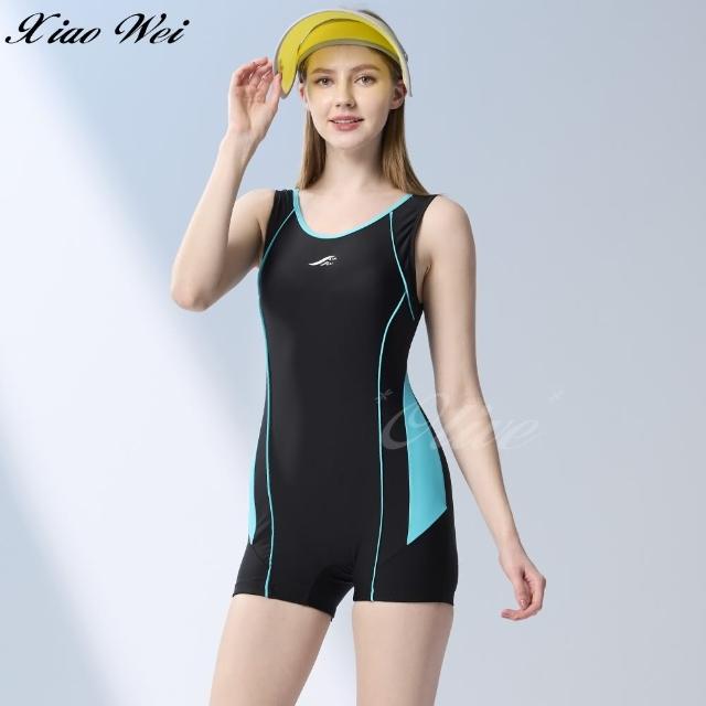 【SAIN SOU 聖手牌】流行大女四角連身泳裝(NO.A9523108)
