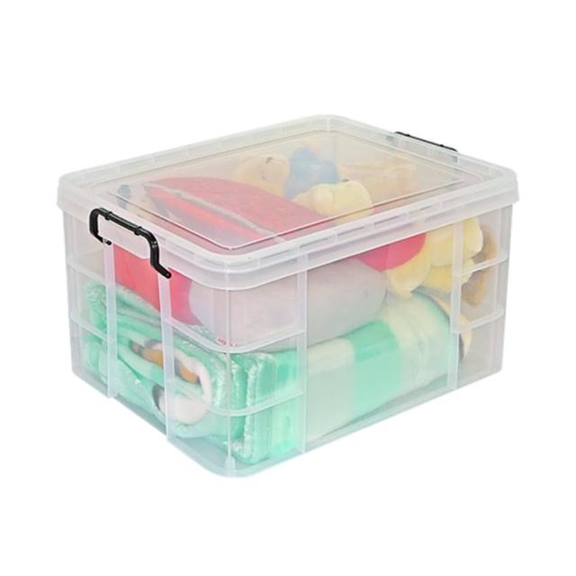【KEYWAY 聯府】強固型掀蓋整理箱65L-2入(附輪組 收納箱 置物箱 K036)