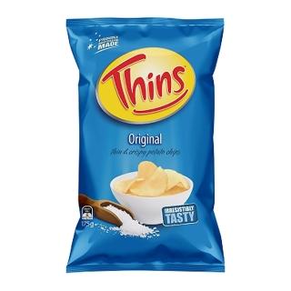【澳洲THINS】海鹽原味口味洋芋片(175g)