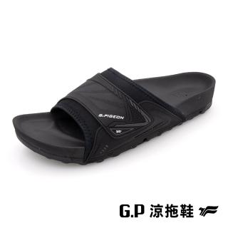 【G.P】男款VOID防水機能簡約柏肯拖鞋G3768M-黑色(SIZE:40-44 共二色)