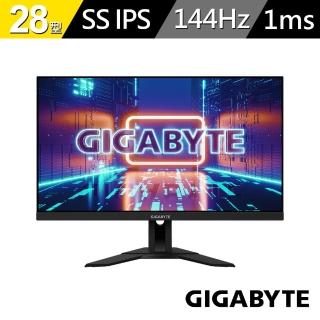 【GIGABYTE 技嘉】M28U 28型 IPS 4K 144Hz 電競螢幕(HDR400/Type-C/KVM)