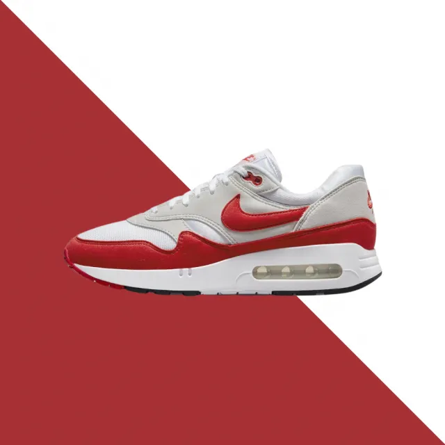 NIKE 耐吉】休閒鞋Nike Air Max 1 86 Big Bubble 減震防滑耐磨男鞋紅