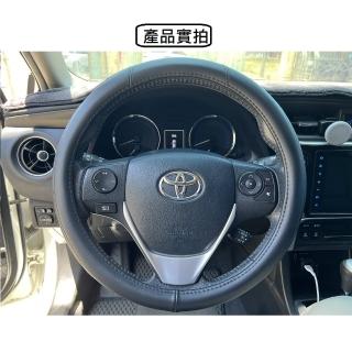 【CAR WAY】牛魔王真皮方向盤套(方向盤套 真皮 牛皮)