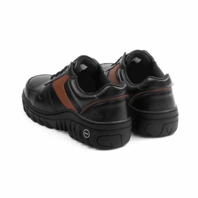 【PUHU 彪琥】拼接工作安全鞋 - 黑棕(100%MIT台灣製 鋼頭鞋 工作鞋 防護鞋 安全鞋)