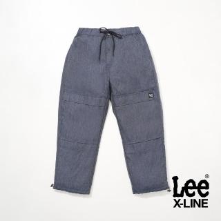 【Lee 官方旗艦】男裝 休閒褲 / 鬆緊抽繩 縮口褲 牛仔藍 / X-LINE 系列(LL220257453)