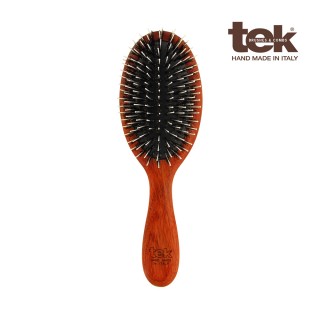 【tek】古典花梨木紋梳 柔馭梳(梳子/按摩梳/氣墊梳/頭皮按摩)