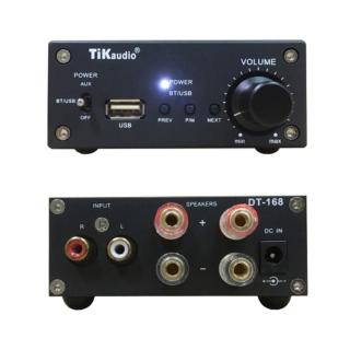 TiKaudio DT-168(迷你擴大機 金屬外殼. USB.藍芽播放. D類擴大機)