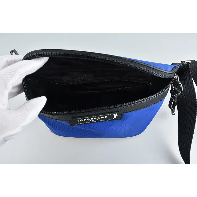 【LONGCHAMP】Longcham LE PLIAGE ENERGY再生帆布腰包(藍)