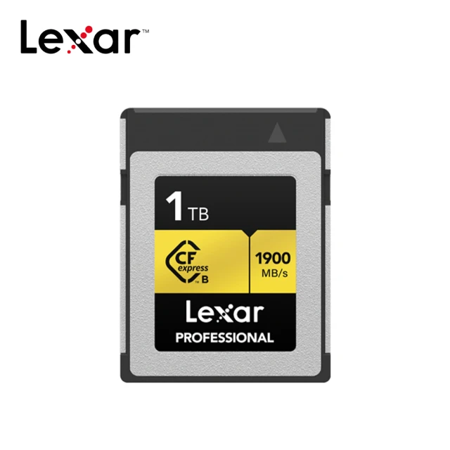 【Lexar 雷克沙】Professional Cfexpress Type B Gold Series 1TB記憶卡