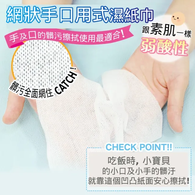【LEC】純水99.9%手口專用濕紙巾(箱購80抽X15包)